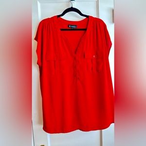 INC. International Concepts - Plus Size 2X - V-Neck Top - Gently Worn